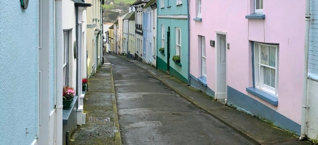 Colourful houses Appledore